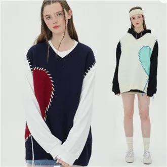 Halv kjærlighet ermeløs genser